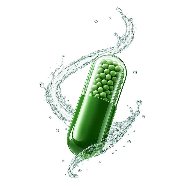 Green veterinary tablet
