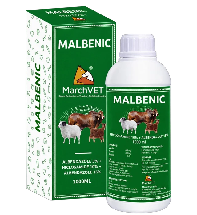 Albendazole 30mg + Niclosamide 100mg