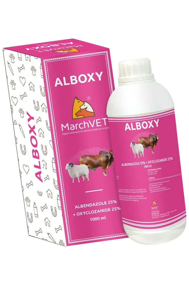 Albendazole 250mg + Oxyclozanide 250mg hover