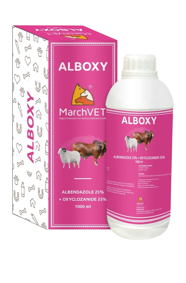 Albendazole 250mg + Oxyclozanide 250mg