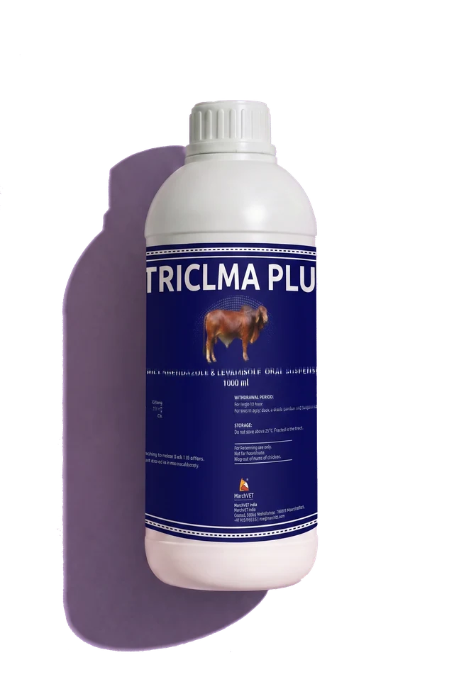 Triclabendazole 5mg + Levamisole Hcl 3.75g